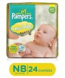 PAMPERS NEW BABY 24 DIAPERS 