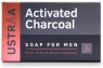 USTRAA ACTIVATED CHARCOAL SOAP FOR MEN 