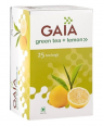 GAIA GREEN TEA LEMON 25 BAG