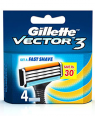 GILLETTE VECTOR 4 PCS