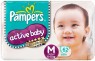PAMPERS ACTIVE BABY M 6-11KG.