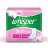 WHISPER ULTRA SOFT XL 15 PADS.               