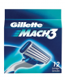 GILLETTE MACH 3 12 CARTRIDGES