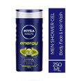 NIVEA MEN ENERGY SHOWER GEL MINT EXTRACT