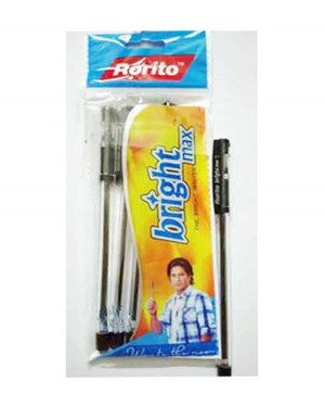 RORITO B MAX BLACK PEN 5 PCS