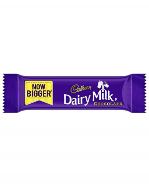 CADBURY MILK CHOCOLATE NOW BIGGER 5/- 6.6 gm