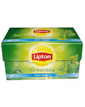 LIPTON GREEN TEA MINT BURST 25 BAG