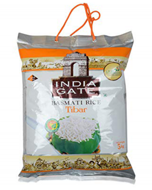 INDIA GATE TIBAR BASMATI RICE 5KG