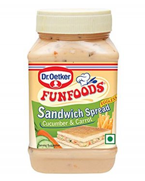 FUNFOODS EGGLESS CUCUMER&CARROT 300G