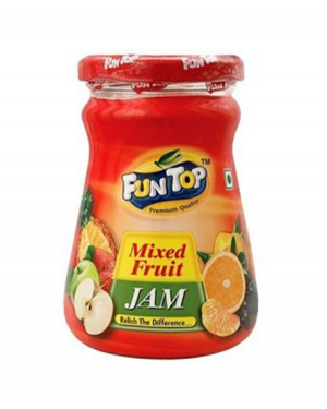 FUN TOP MIXED FRUIT JAM 250 GMS