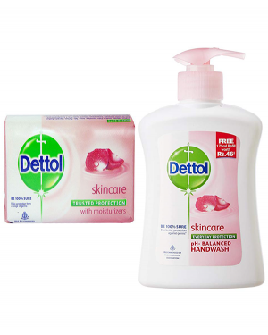 DETTOL SKIN CARE 200ML + HANDWASH