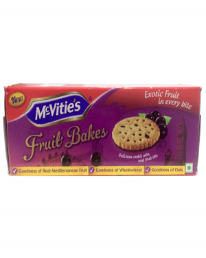 MCVITIES FRUIT COOKIES 120G