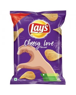 LAY'S CHEESY LOVE FLAVOUR 50G