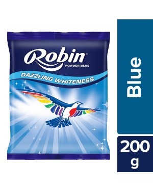 ROBIN DAZZLING WHITENESS POWDER BLUE 200GM 