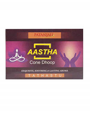AASTHA DRY CONE DHOOP TATHASTU 100 gm