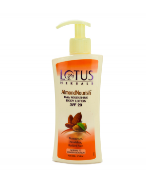 LOTUS ALMOND NOURISH BODY LOTION 250ML