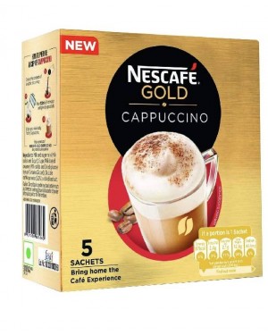 NESCAFE GOLD CAPPUCCINO 5 SERVES 