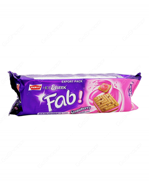 PARLE FAB STRAWBERRY BISCUITS 60G