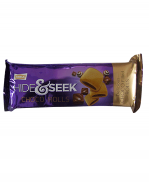 PARLE HIDE&SEEK CHOCO ROLLS 120G