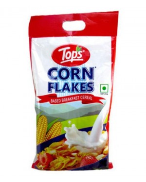 TOPS CORN FLAKES CRUNCHY & MALTED 500GM