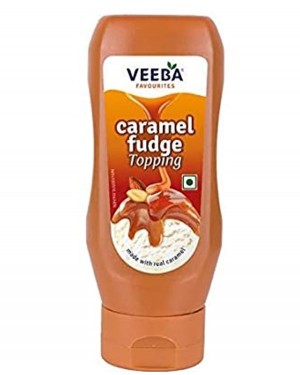 veeba caramel fudge topping 380gm