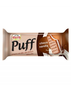 PRIYAGOLD PUFF CHOCO VANILLA FLAVOURED BISCUIT 