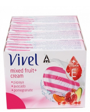 VIVEL MIXED FRUIT CREAM 4X100G