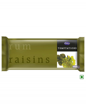 CADBURY TEMPTATION RUN RAISINS 72 gm